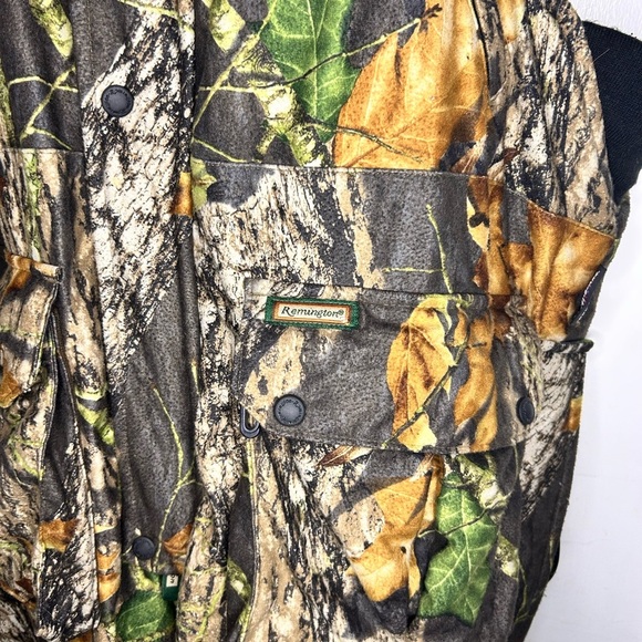 Remington Camo Insulated Hunting Overalls Bibs Thermore XL Realtree Style - Picture 3 of 8